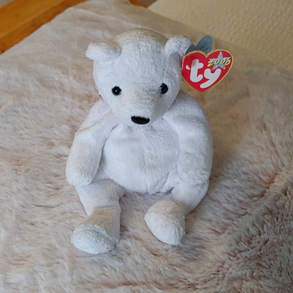 💚Nwt Vintage 2000 Ty Holiday Teddy